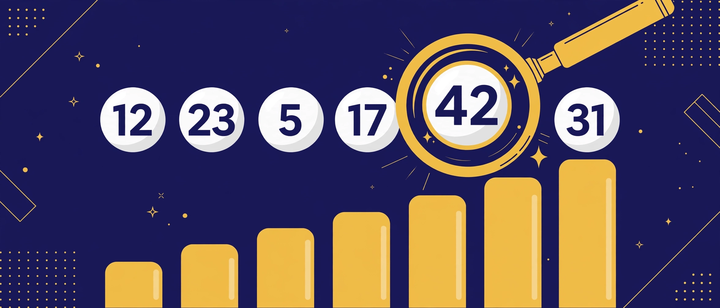 Most common lottery numbers statistics