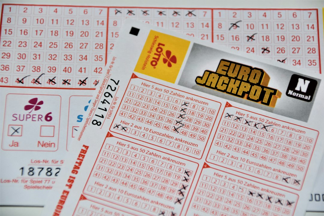 Lottery play slip illustrating what to do after a ticket is lost