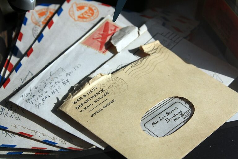 Opened envelopes illustrating a mail-in prize claim